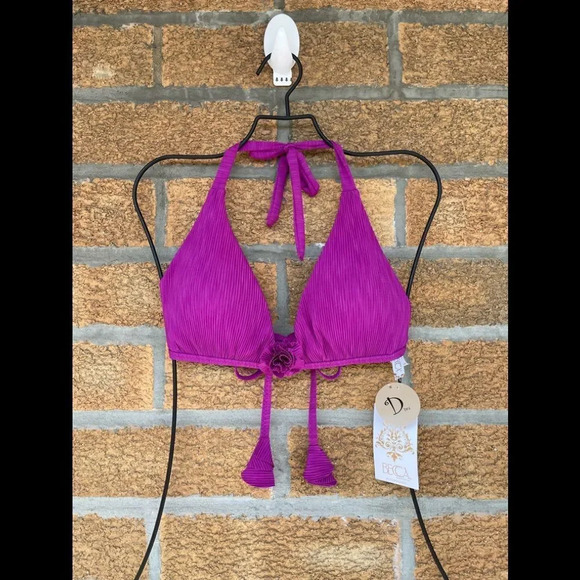 BECCA by Rebecca Virtue bikini top size D - Picture 1 of 5
